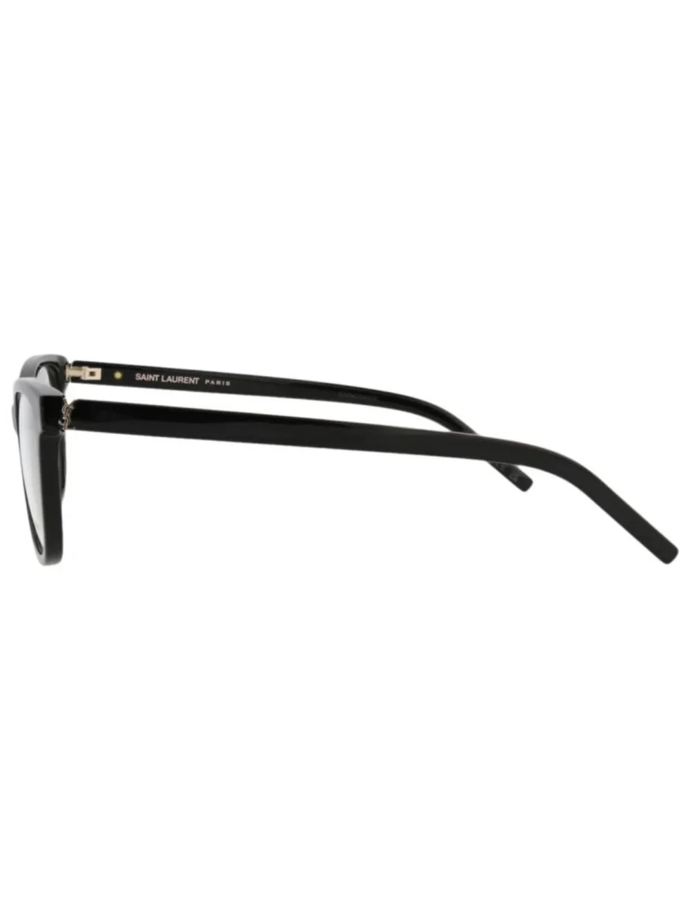New Saint Laurent Women's Eyeglasses Cat Eye Recycled Acetate Frame Black Black
